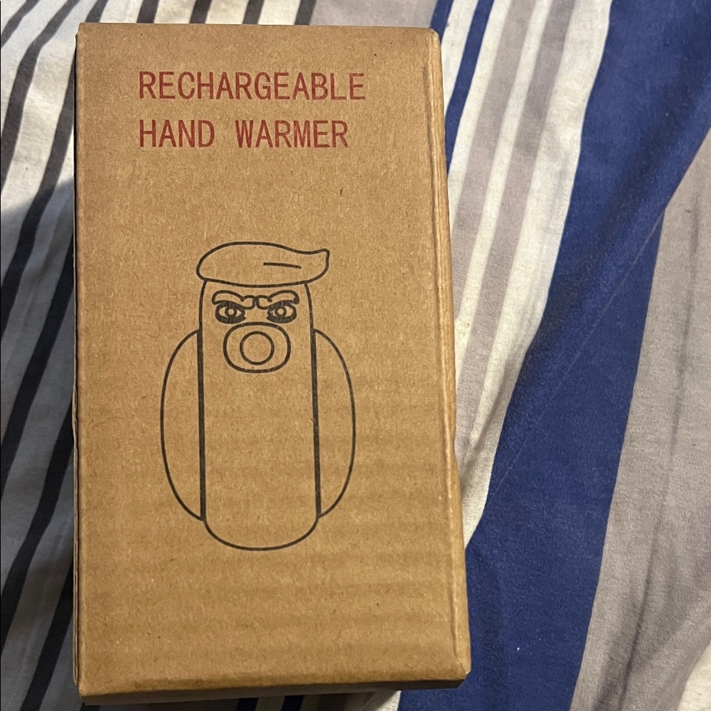 Portable Rechargeable Hand Warmer - Brown